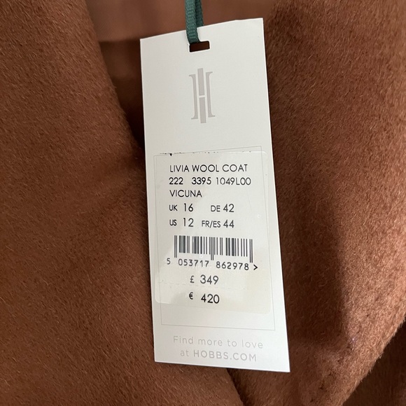Hobbs Livia Wool Coat - Picture 15 of 16